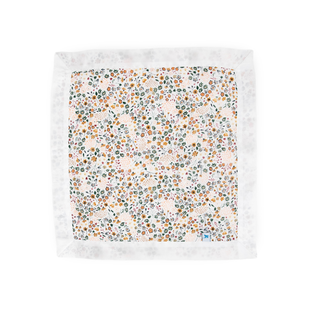 Cotton Muslin Security Blanket 3pk, Pressed Petals Lily Valley Baby