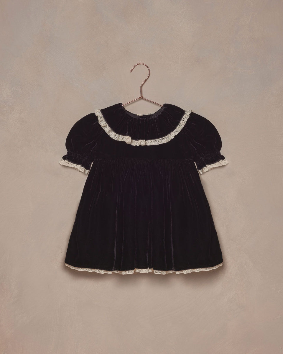 Amelia Dress, Black  Lily Valley Baby