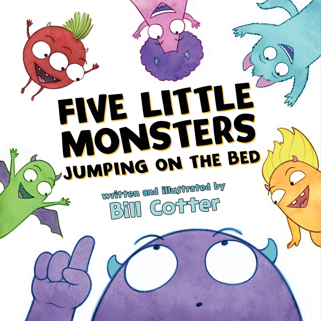 Five Little Monsters Jumping on the Bed - Sourcebooks