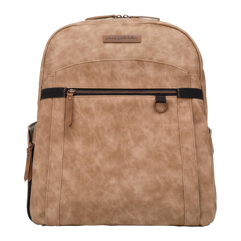 2-in-1 Provisions Backpack, Brioche Faux Leatherette - Petunia