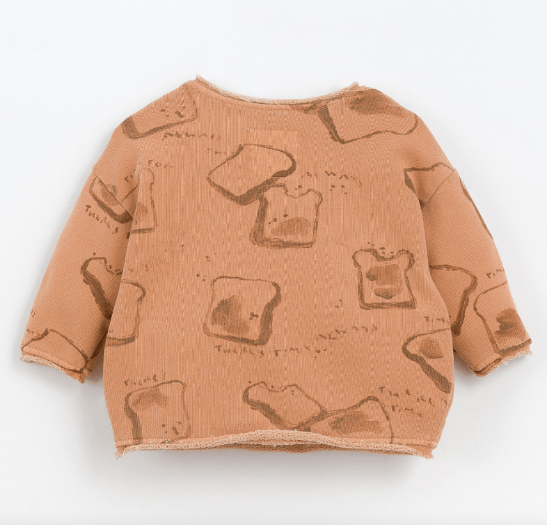 Fleece Sweater, Toast - PlayUp