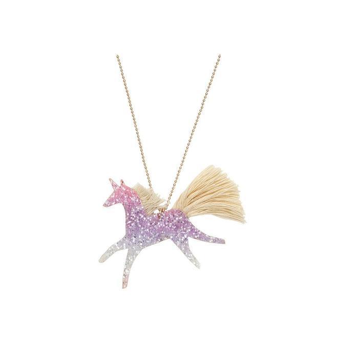 Unicorn Ombre Glitter Necklace - Meri Meri