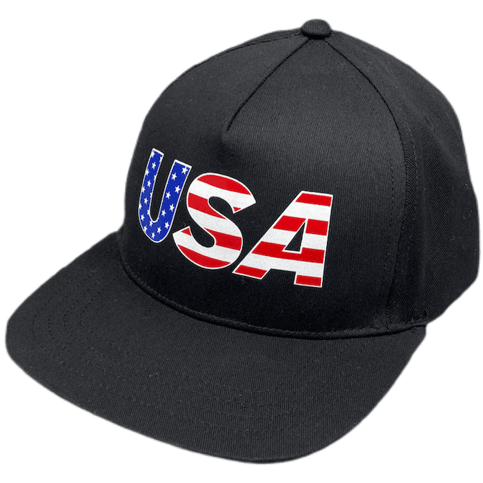 USA Hat, Black - LB Threads