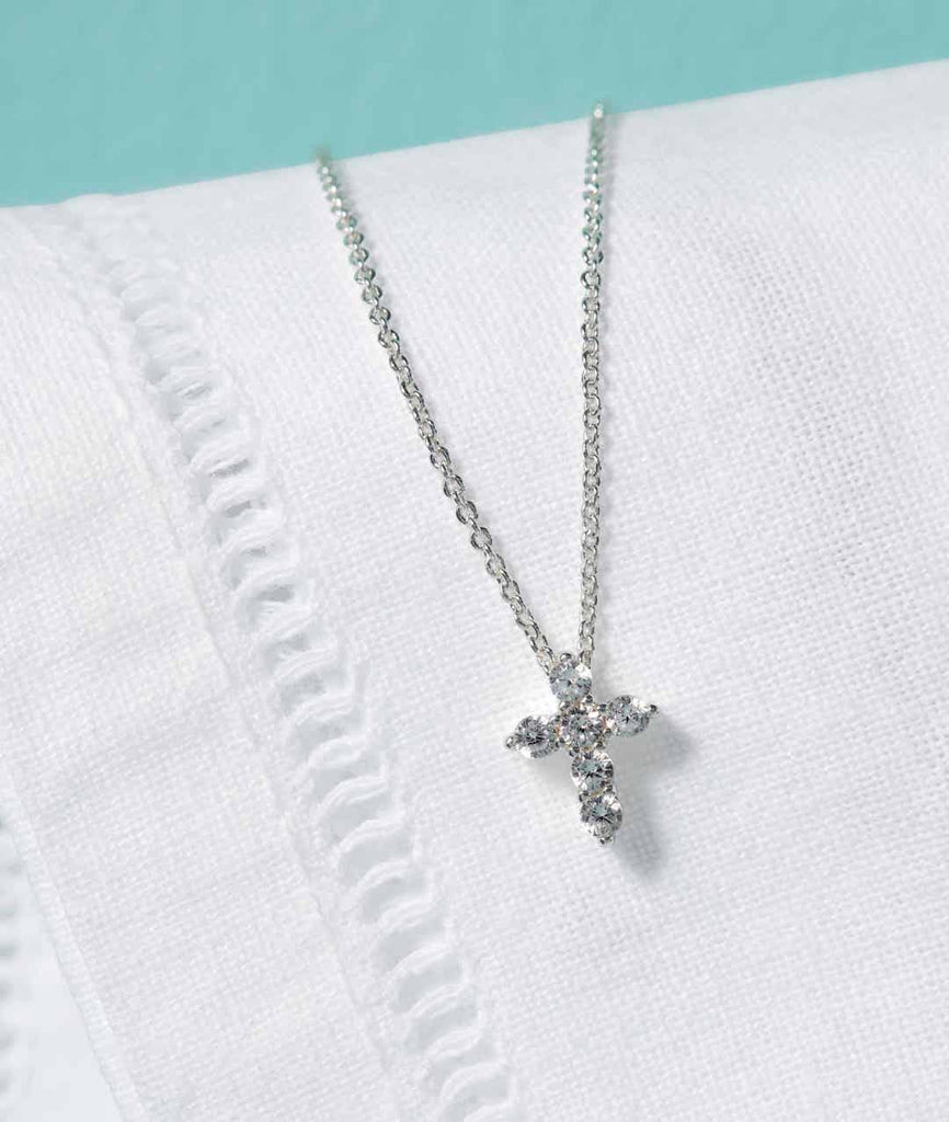 My First Cross Necklace - Mud Pie
