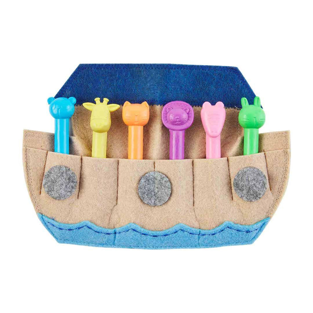 Noah's Ark Crayon Holder Set - Mud Pie