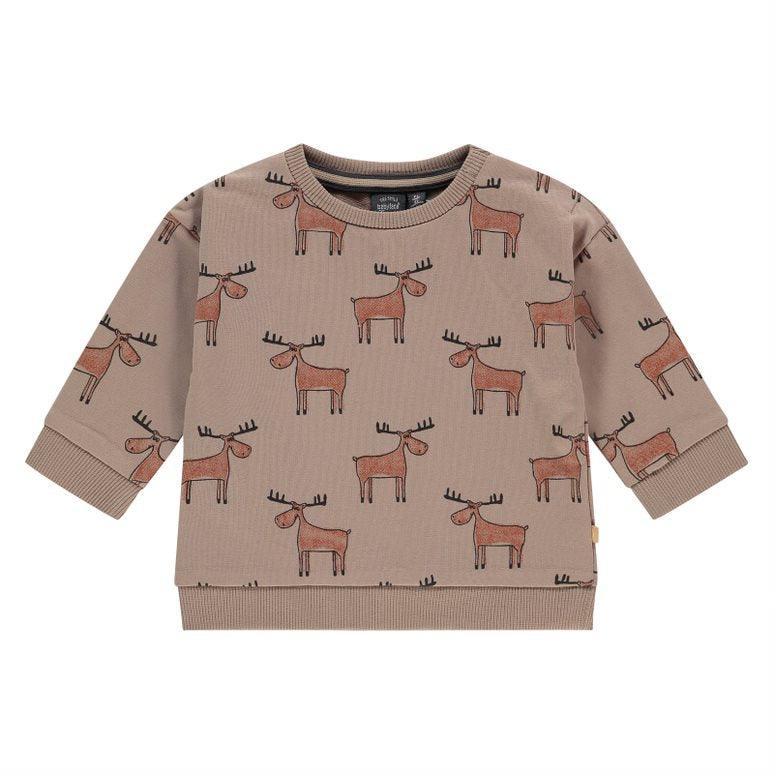 All Over Moose Pullover - Babyface