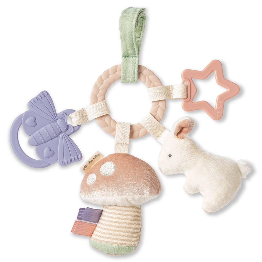 Bitzy Busy Ring™ Teething Activity Toy Bunny - Itzy Ritzy