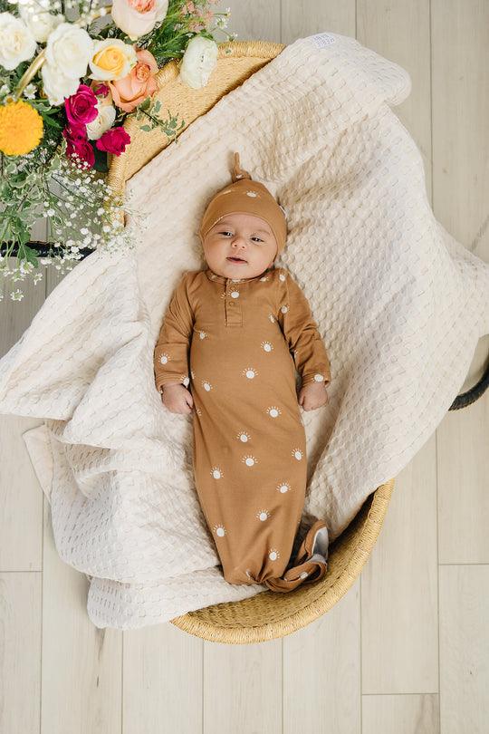 Knot Gown, Mustard Suns - Mebie Baby