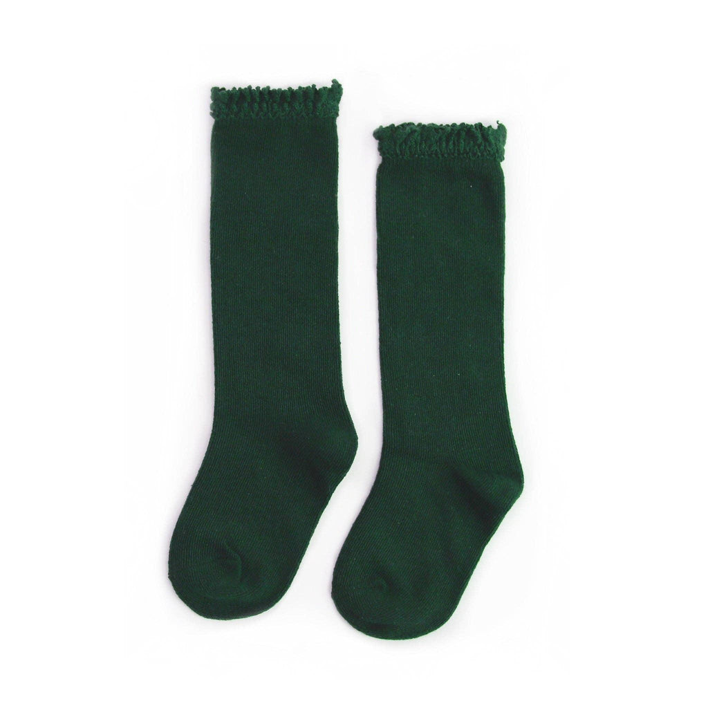 Forest Lace Top Knee High Socks - Little Stocking Co.