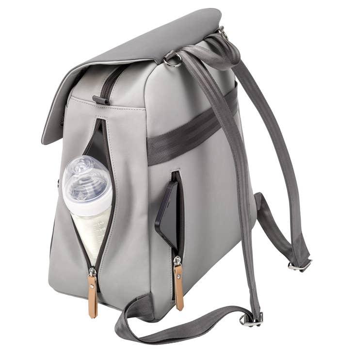 Meta Backpack, Grey Pearl Nubuck - Petunia