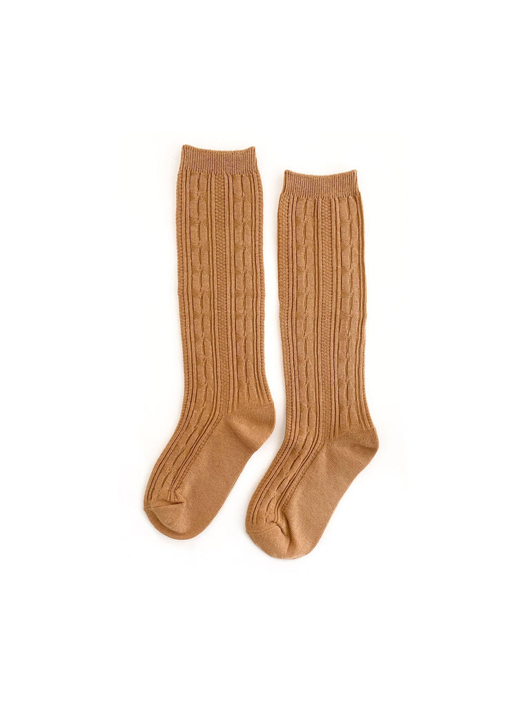 Biscotti Cable Knit Knee Highs - Little Stocking Co.
