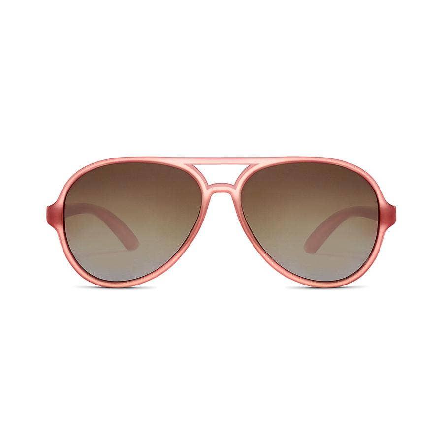 Extra Fancy Aviator Baby Sunglasses, Rosé - Hipsterkid