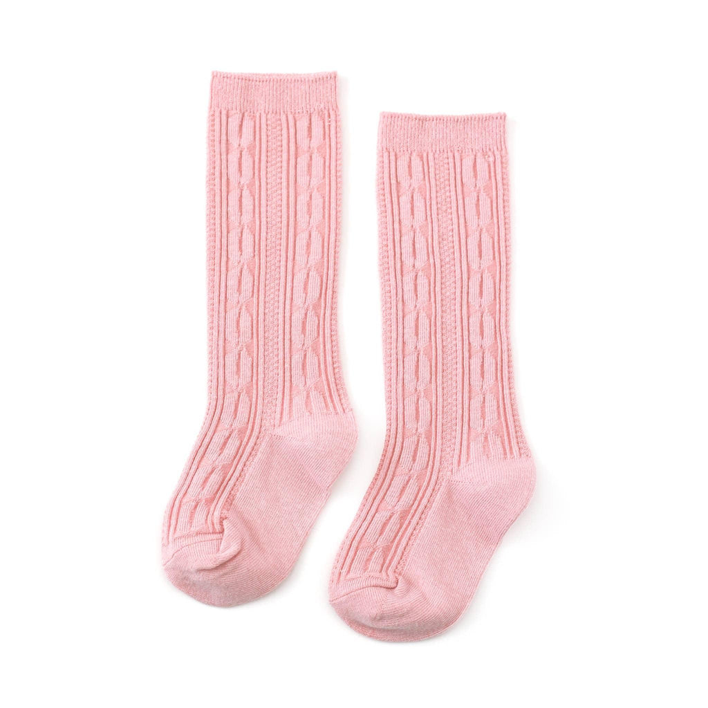 Quartz Pink Knee High Socks - Little Stocking Co.