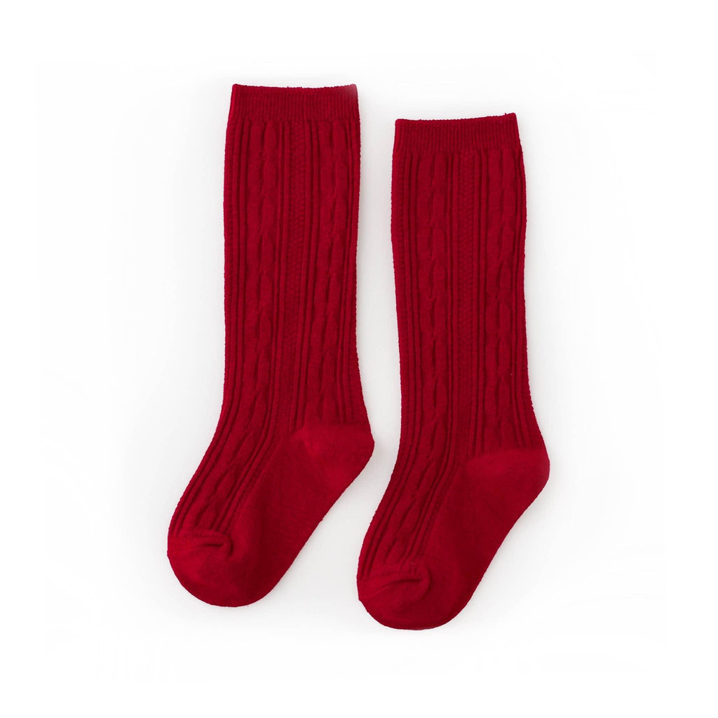 True Red Knee High Socks - Little Stocking Co.