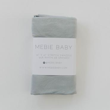 Stone Grey Stretch Swaddle - Mebie Baby