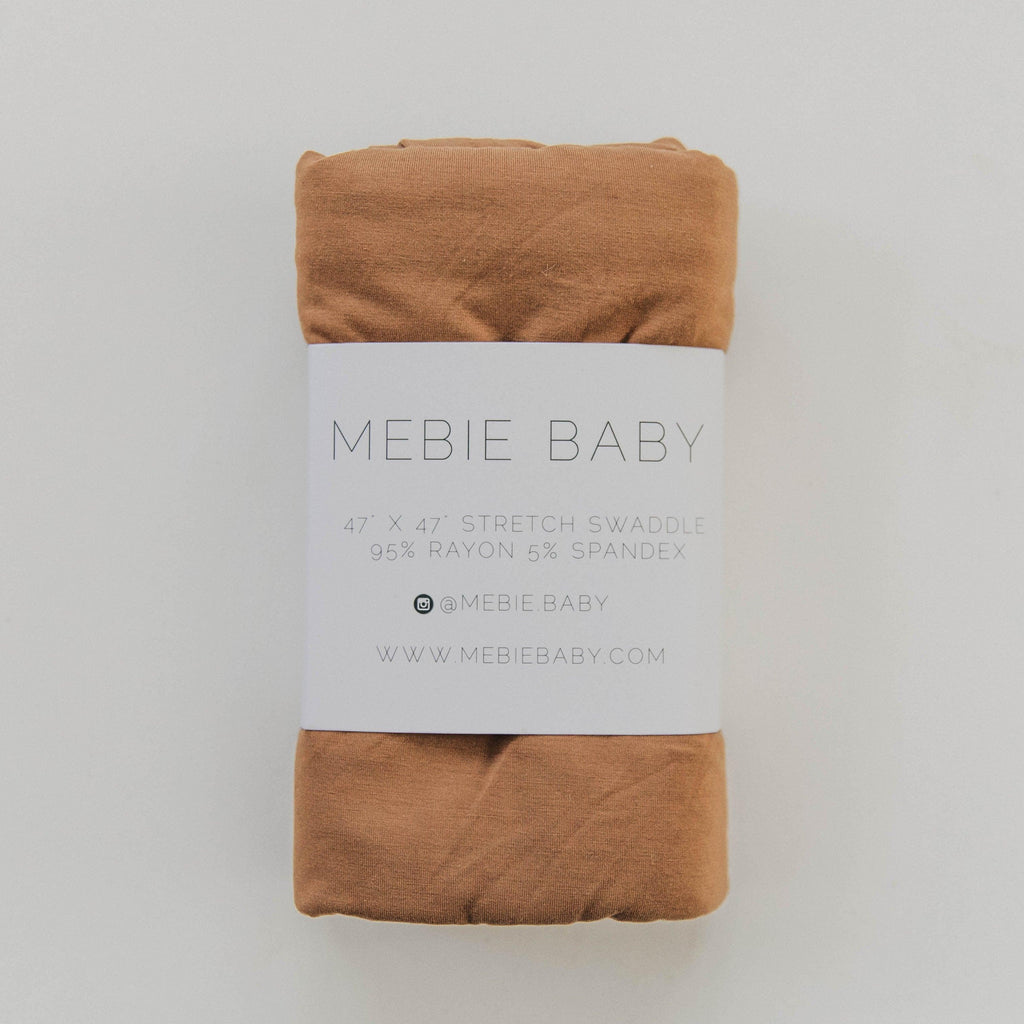 Mustard Stretch Swaddle - Mebie Baby