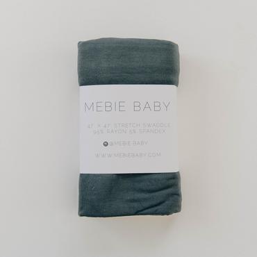 Charcoal Stretch Swaddle - Mebie Baby