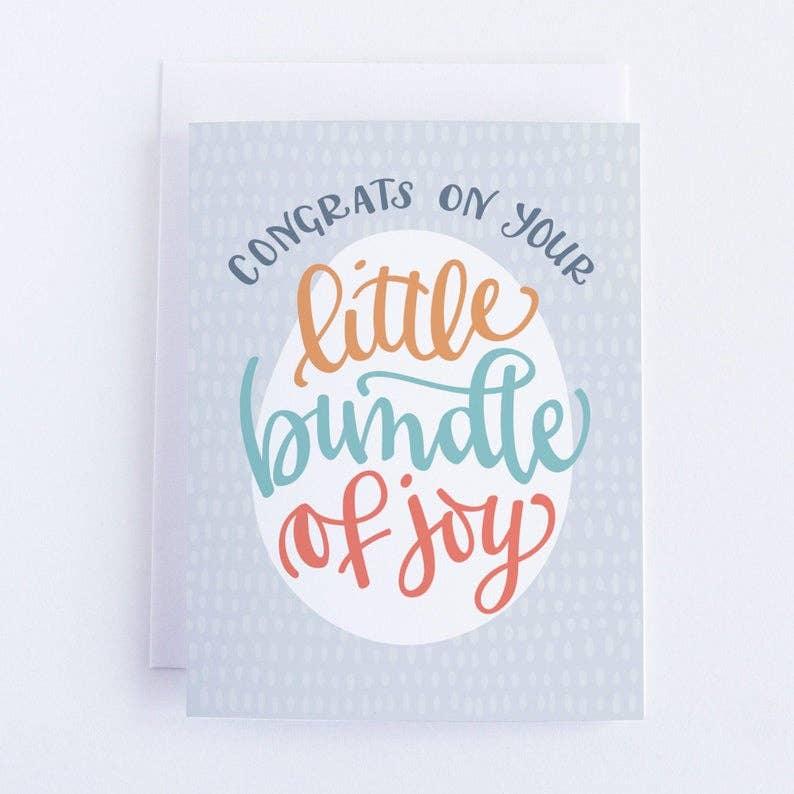 Bundle of Joy Baby Card - Pedaller Designs