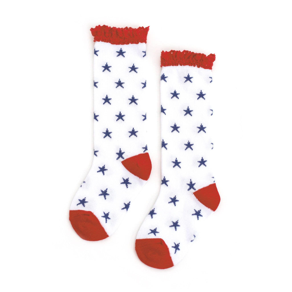 Oh My Stars Lace Top Knee High Socks - Little Stocking Co.