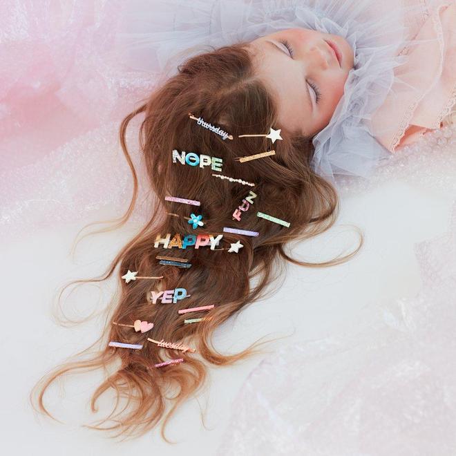 Glitter Rainbow Hair Clips - Meri Meri