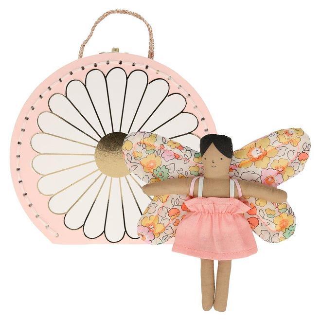 Butterfly Daisy Mini Suitcase Doll - Meri Meri