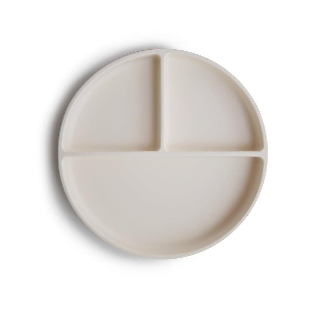 Silicone Suction Plate, Ivory - Mushie