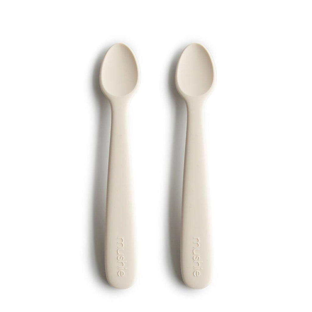 Silicone Feeding Spoons, Ivory - Mushie