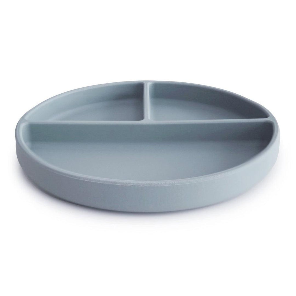 Silicone Suction Plate, Powder Blue - Mushie