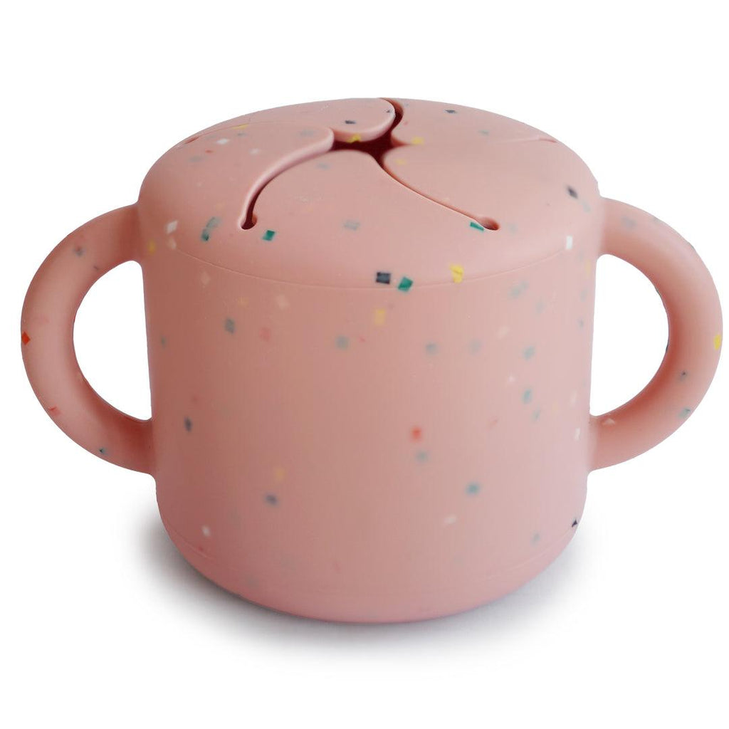 Snack Cup, Powder Pink Confetti - Mushie