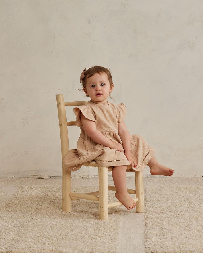Lily Dress + Bloomer, Apricot - Quincy Mae