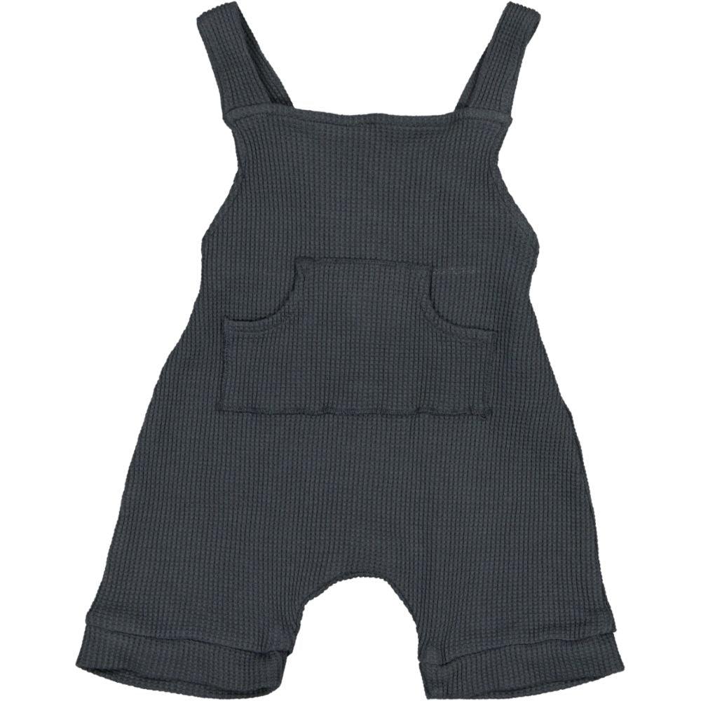 Waffle Romper, Anthracite - Bean's Barcelona