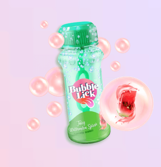 Bubble Lick Edible Bubbles, Watermelon - Bubble Universe