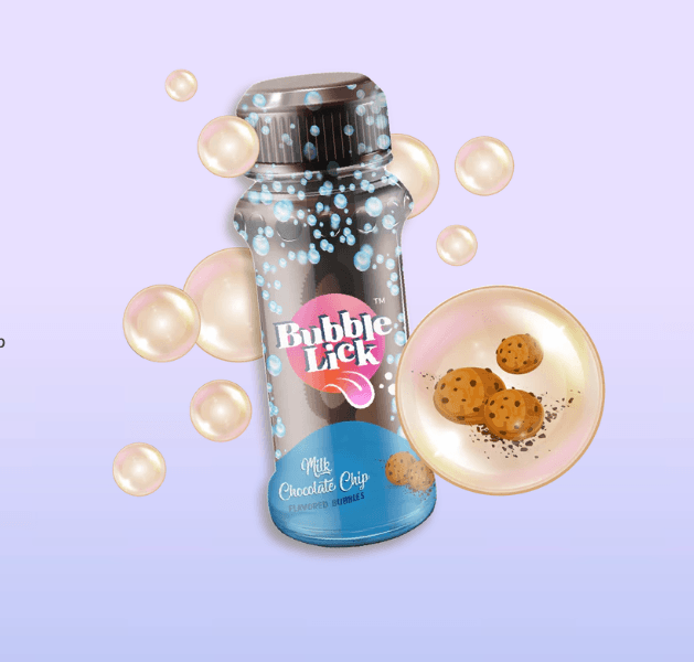 Bubble Lick Edible Bubbles, Chocolate Chip - Bubble Universe