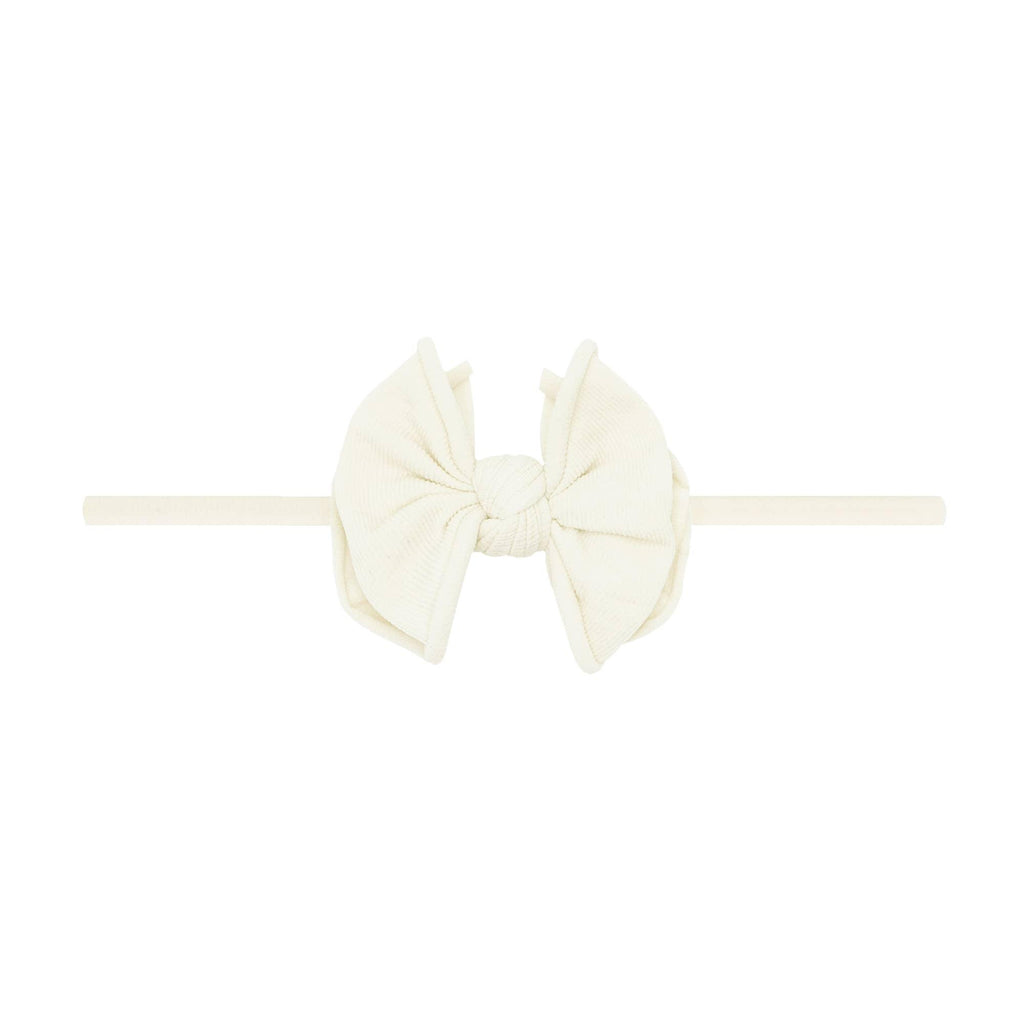 BABY FAB SKINNY: ivory - Baby Bling Bows