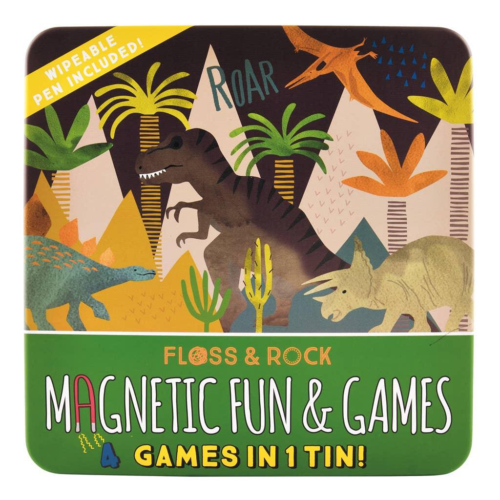 Dino Magnetic Fun and Games - Floss and Rock