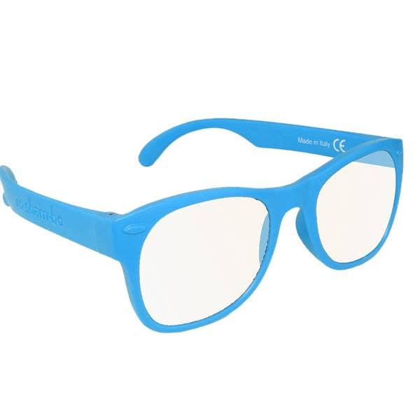 Screen Time Blue Blocker AVN Glasses, Blue - Roshambo Baby