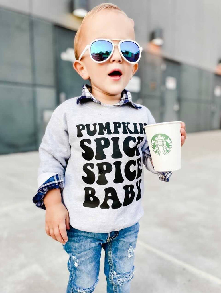 Pumpkin Spice Spice Baby Pullover - Eden and Eve Clothing Company