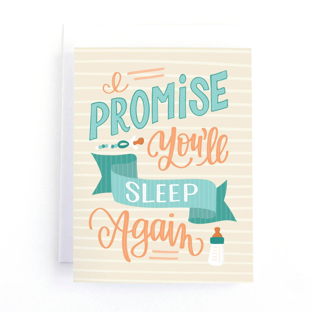 Sleep Again Baby Card - Pedaller Designs