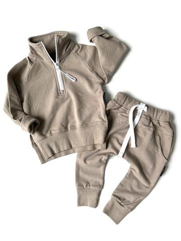 Joggers, Sand - Little Bipsy
