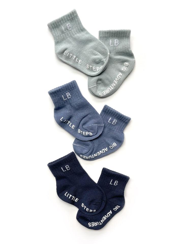 Sock 3 Pack, Conor Mix - Little Bipsy