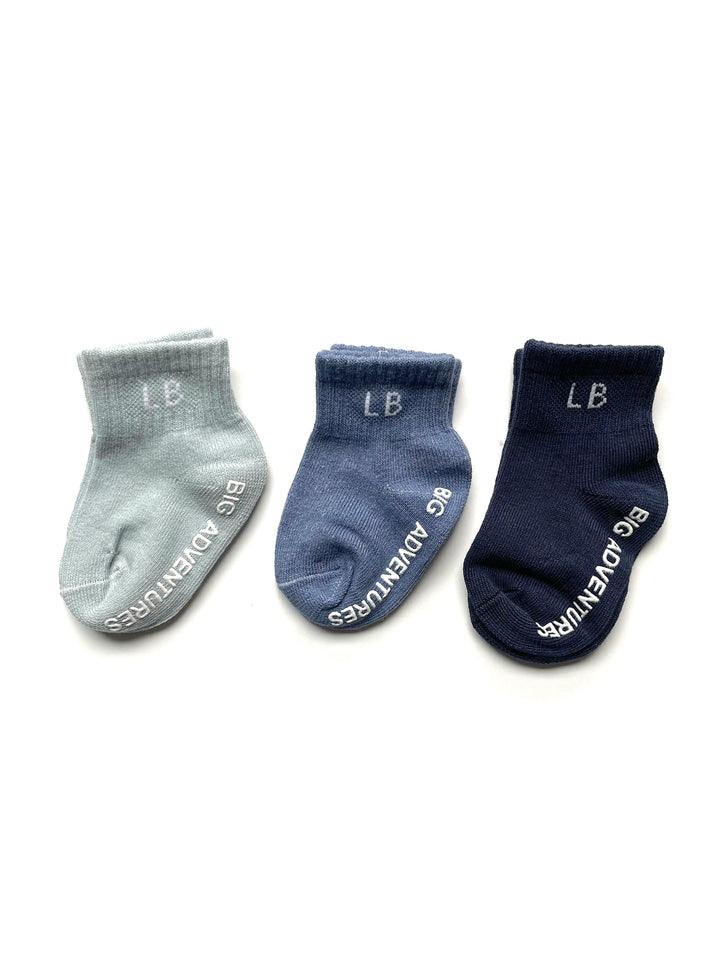 Sock 3 Pack, Conor Mix - Little Bipsy