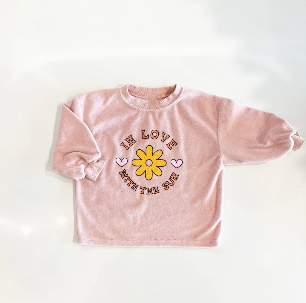 Love the Sun Pullover, Mauve - Lily Valley Baby