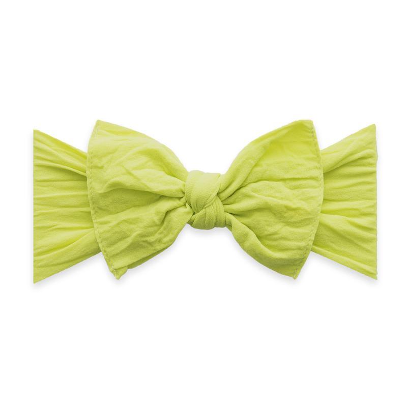 Knot, Citron - Baby Bling Bows